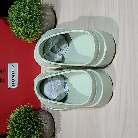 Hunter in/Out Bloom Foam Clog - Muffled Green, Women's 9 Medium NEW - Picture 3 of 9